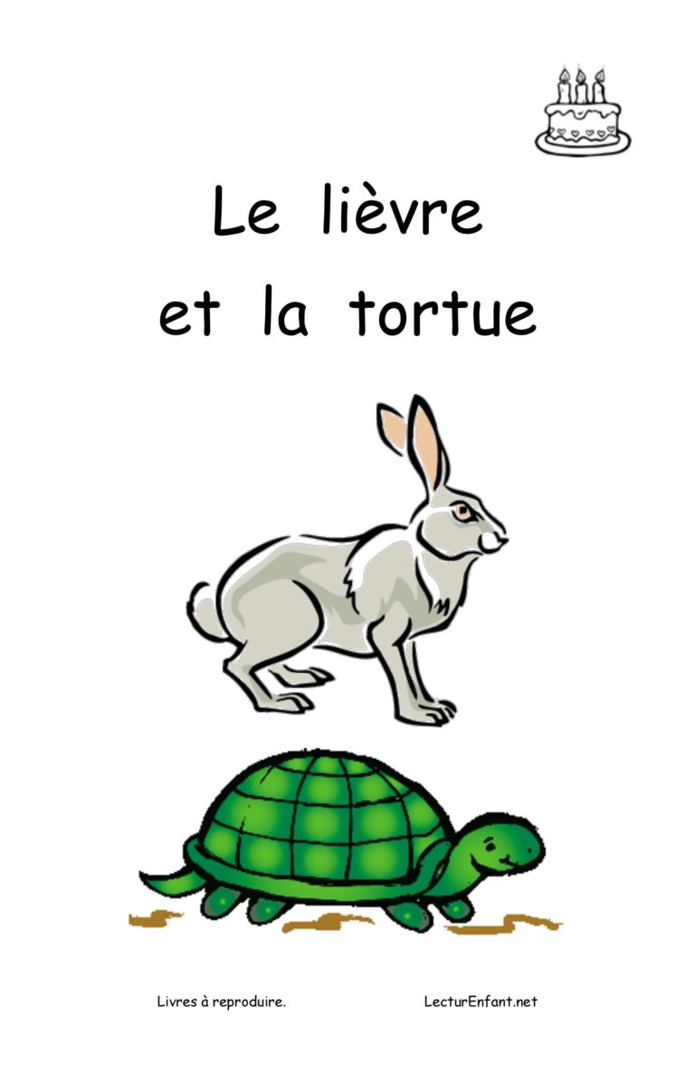 Le Li Vre Et La Tortue Lecture Enfant